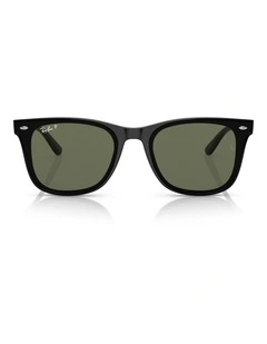 Injected Polarised Sunglasses in Black RB4391D
