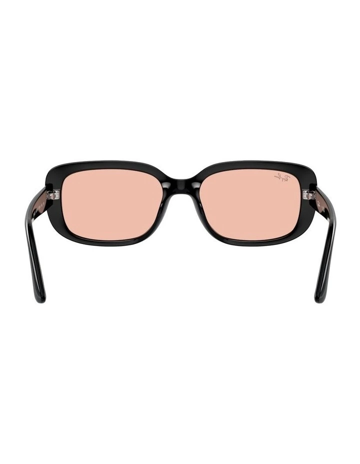 Bio-Based Nylon Sunglasses in Black RB4421D image 2
