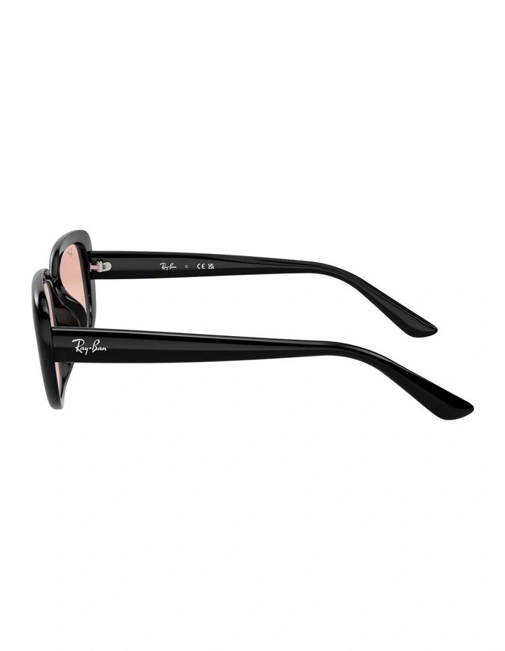 Bio-Based Nylon Sunglasses in Black RB4421D image 3
