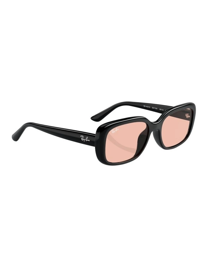 Bio-Based Nylon Sunglasses in Black RB4421D image 5