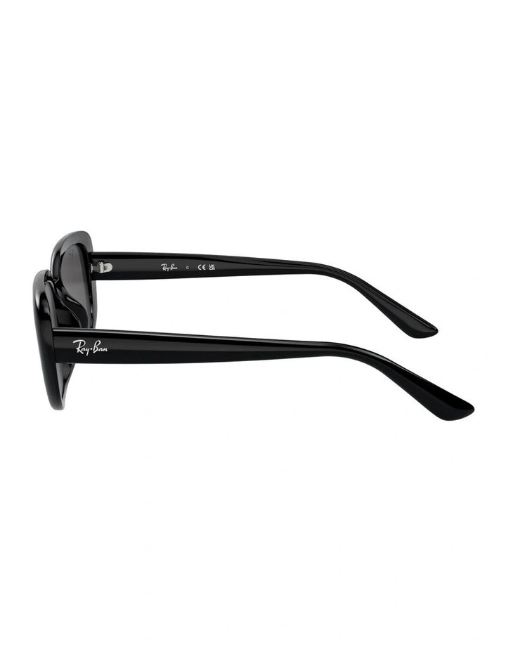 Bio-Based Nylon Sunglasses in Black RB4421D image 2