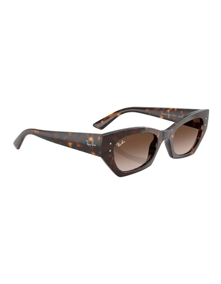 Zena Bio-Based Injected Sunglasses in Tortoise image 4