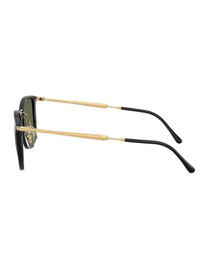 Nylon Polarised Sunglasses in Black RB4451 image 2