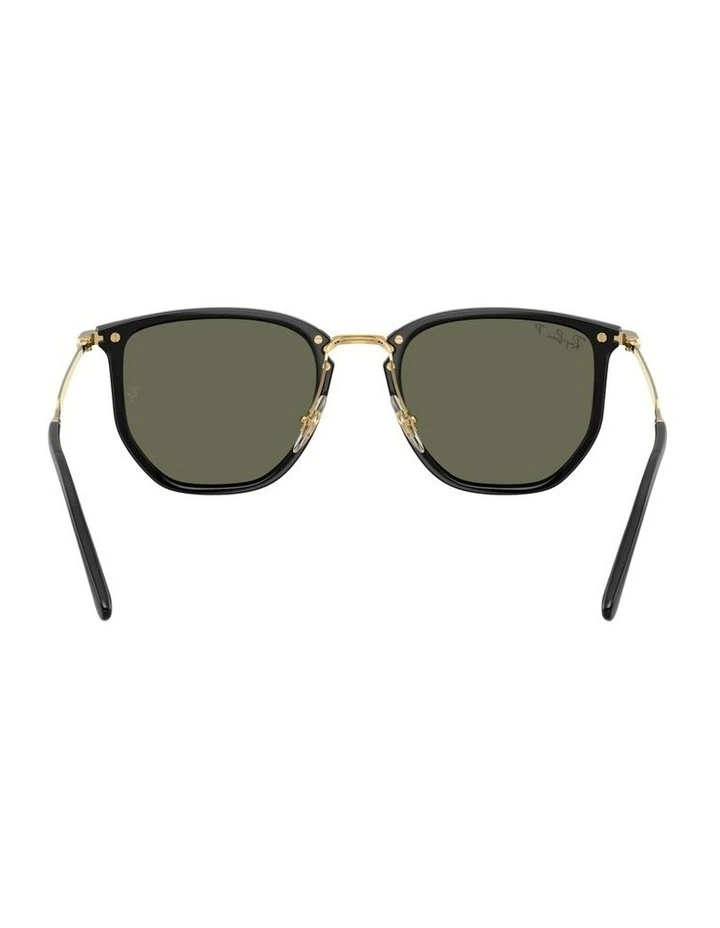 Nylon Polarised Sunglasses in Black RB4451 image 4