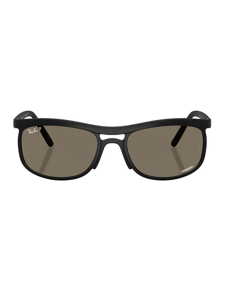 Liteforce Peek Polarised Sunglasses in Black RB4452 image 2