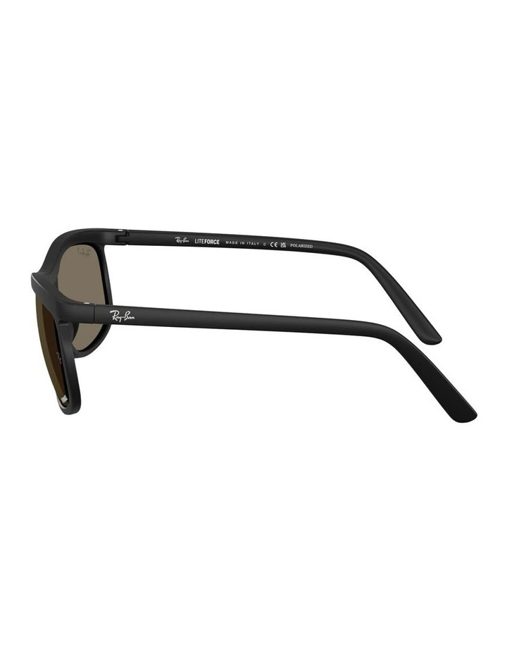 Liteforce Peek Polarised Sunglasses in Black RB4452 image 3