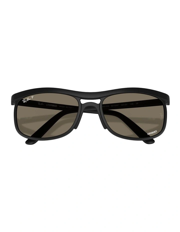 Liteforce Peek Polarised Sunglasses in Black RB4452 image 4