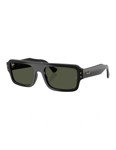 Flacko Bio-Based Acetate Sunglasses in Black