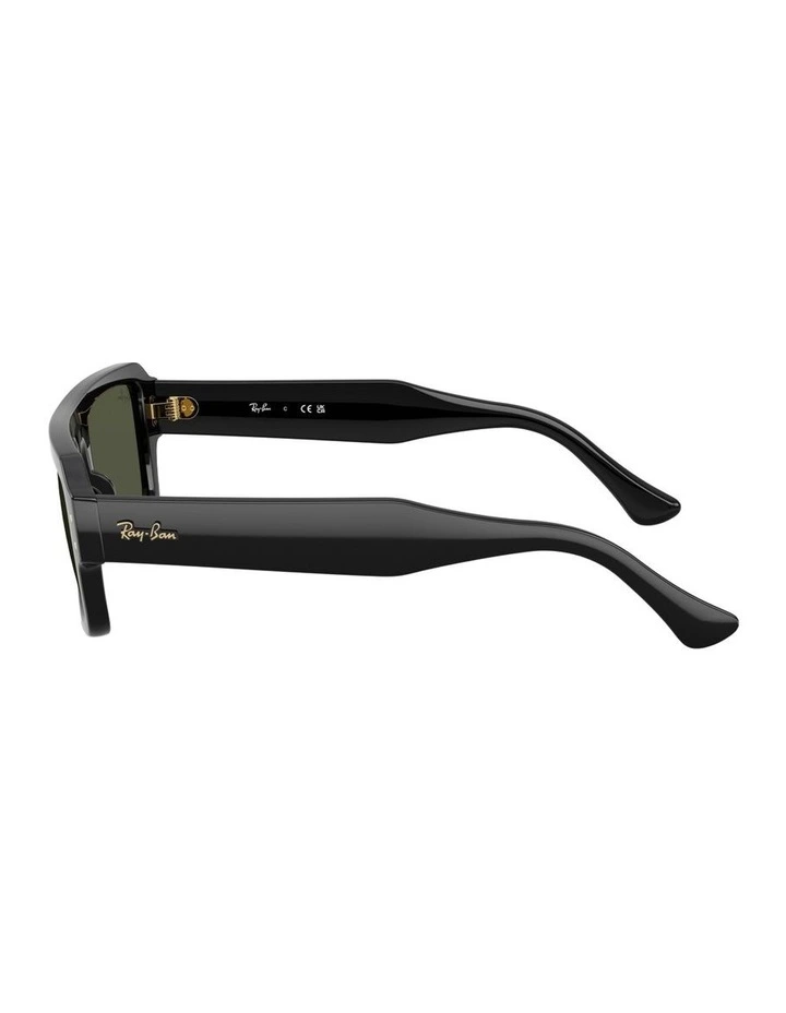 Flacko Bio-Based Acetate Sunglasses in Black image 3