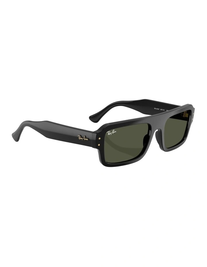 Flacko Bio-Based Acetate Sunglasses in Black image 5