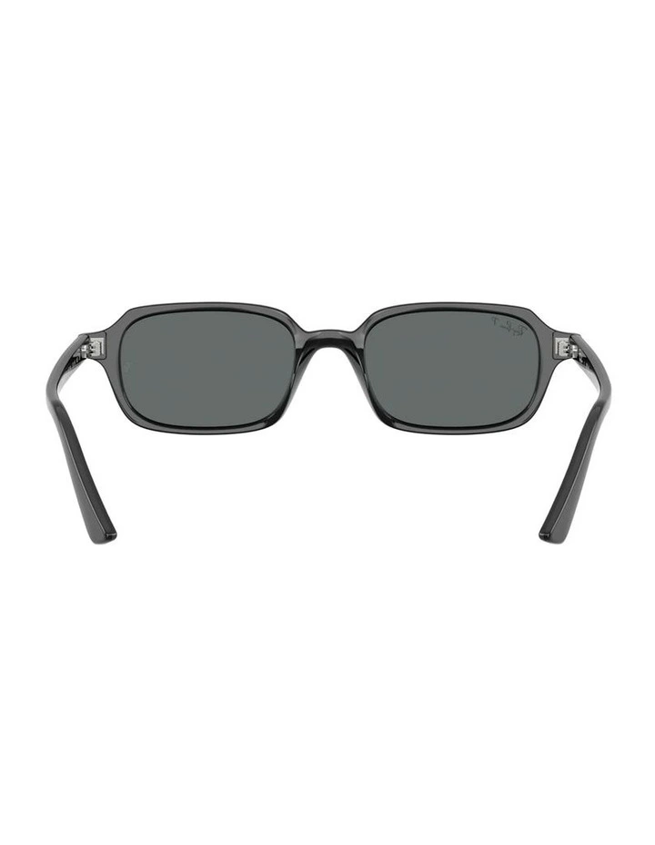 Zuri Bio-Based Injected Polarised Sunglasses in Black image 2