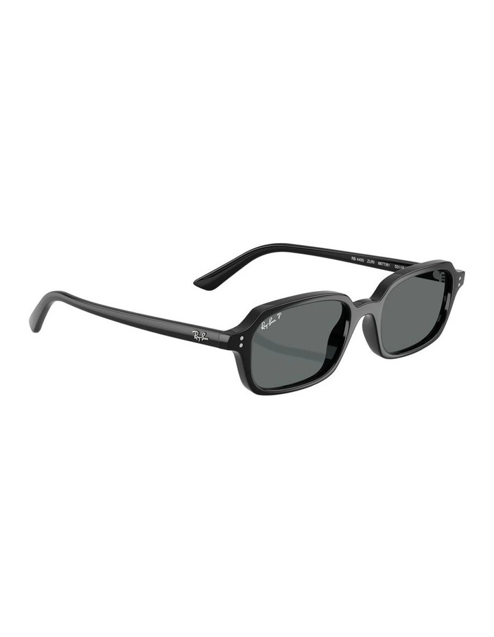 Zuri Bio-Based Injected Polarised Sunglasses in Black image 4