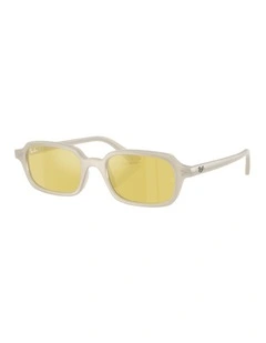 Zuri Bio-Based Injected Sunglasses in White