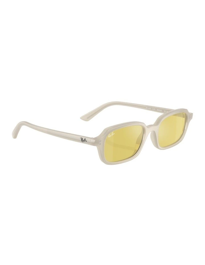 Zuri Bio-Based Injected Sunglasses in White image 5