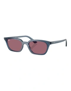 Zaya Bio-Based Acetate Sunglasses in Blue