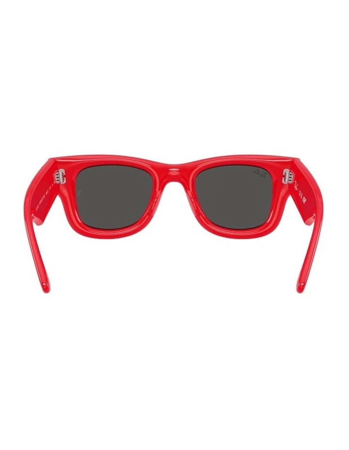 Wayfarer Puffer Crystal Edition Nylon Sunglasses in Red image 3