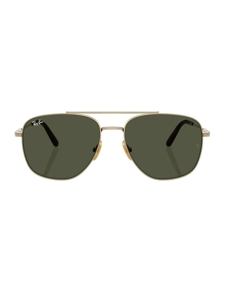 William Titanium Titanium Sunglasses in Gold image 2