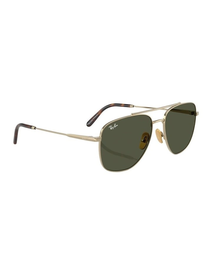 William Titanium Titanium Sunglasses in Gold image 4