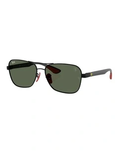 Scuderia Ferrari Collection Metal Sunglasses in Black RB8336M