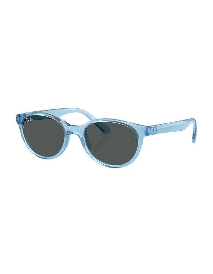 Bio-Based Injected Sunglasses in Blue RB9080S image 1