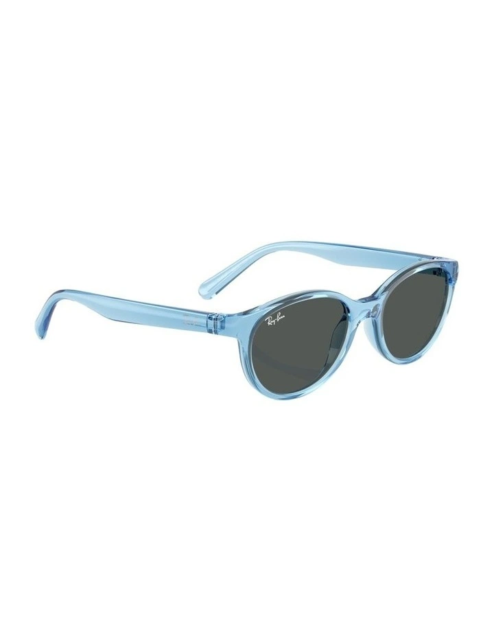 Bio-Based Injected Sunglasses in Blue RB9080S image 4