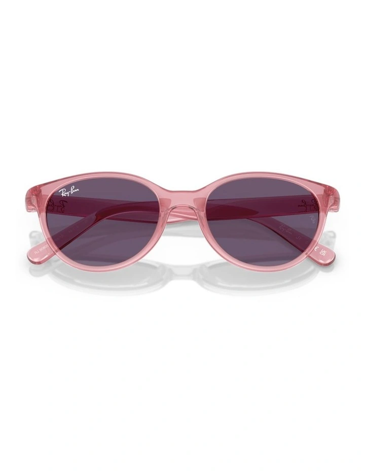 Bio-Based Injected Sunglasses in Pink RB9080S image 4