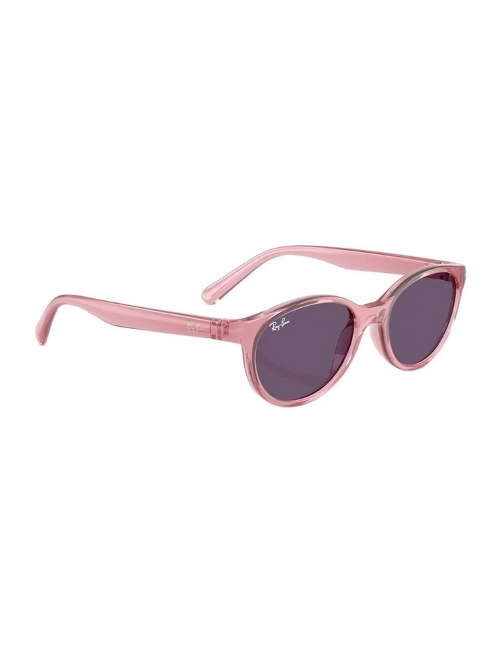 Bio-Based Injected Sunglasses in Pink RB9080S image 5