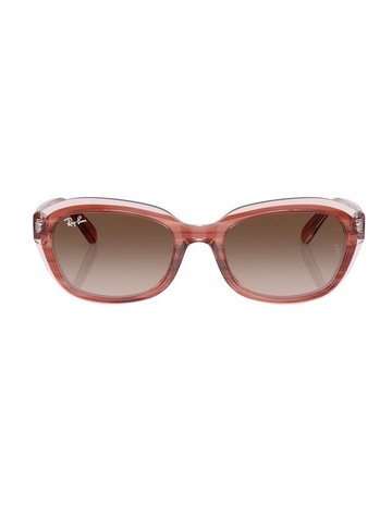 Striped Pink On Transparent Pink colour