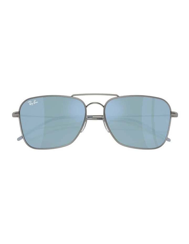 Caravan Reverse Metal Sunglasses in Grey image 3