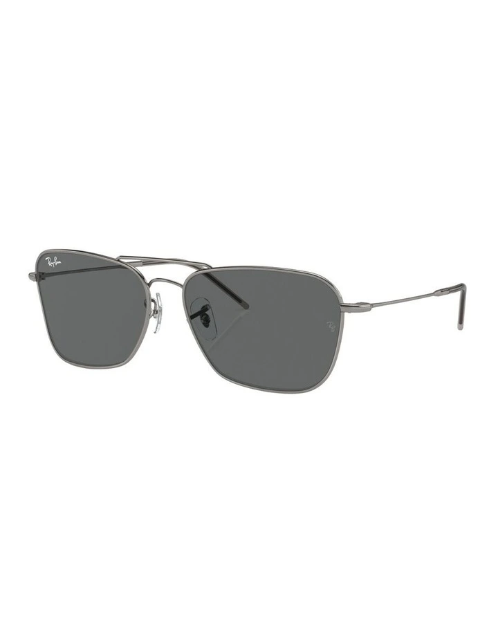 Caravan Reverse Metal Sunglasses in Grey image 1