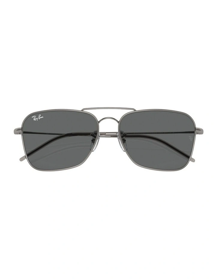 Caravan Reverse Metal Sunglasses in Grey image 4