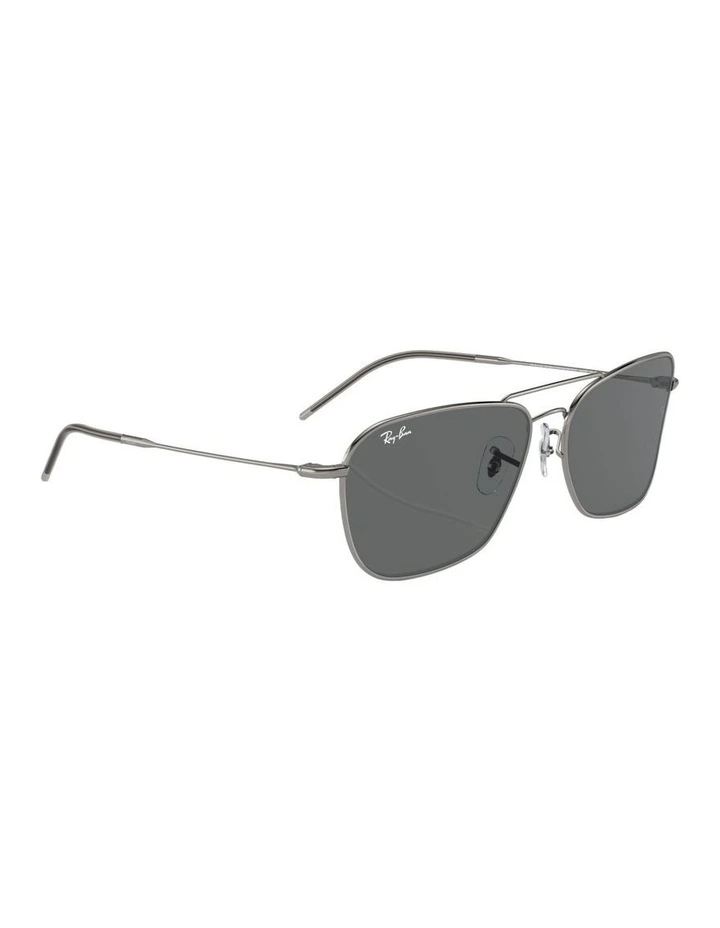 Caravan Reverse Metal Sunglasses in Grey image 5
