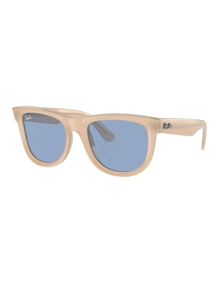 Wayfarer Reverse Acetate Sunglasses in Beige image 1