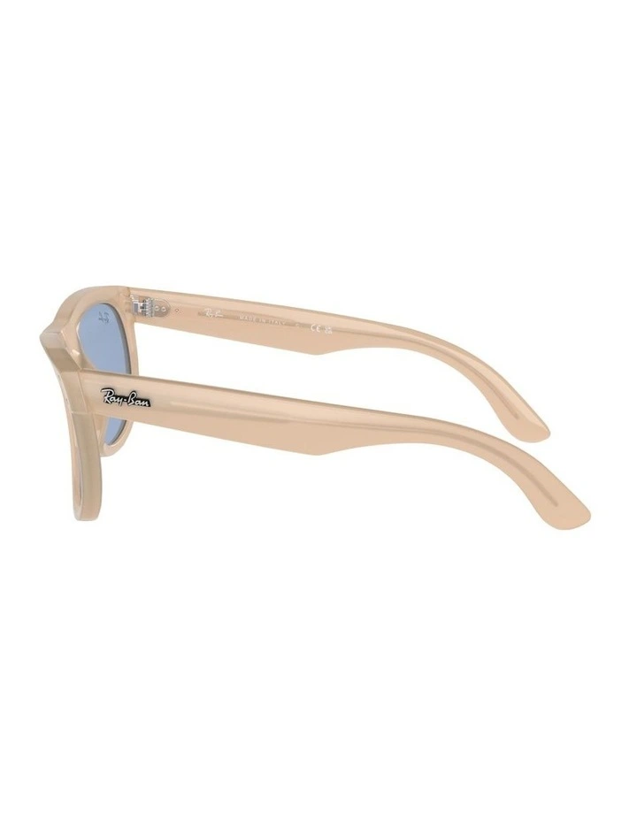 Wayfarer Reverse Acetate Sunglasses in Beige image 3