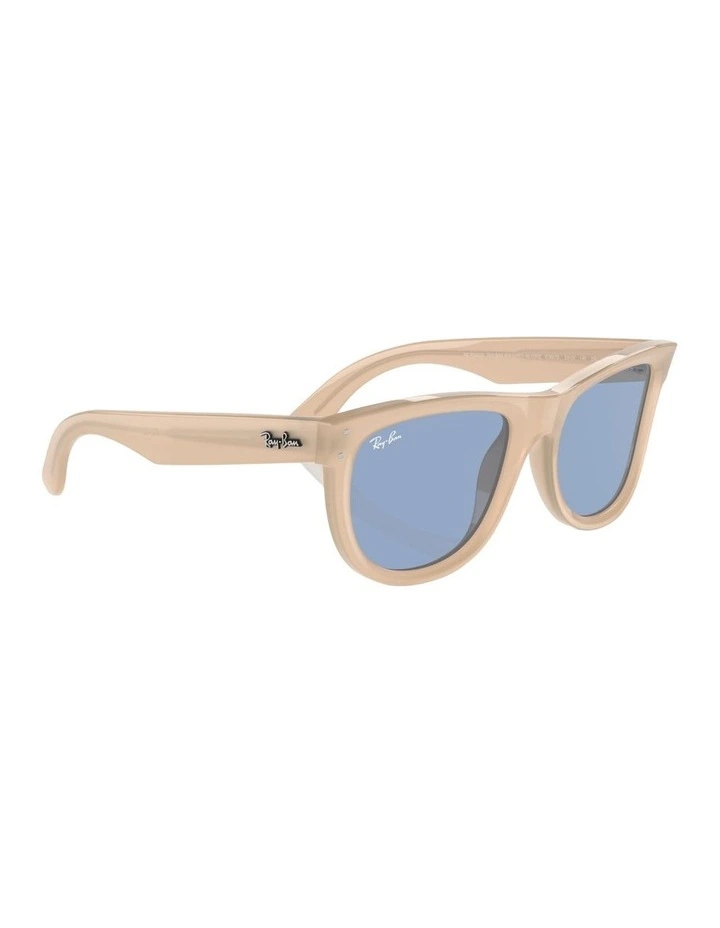 Wayfarer Reverse Acetate Sunglasses in Beige image 5