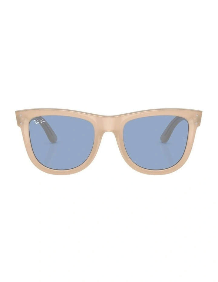 Wayfarer Reverse Acetate Sunglasses in Beige image 1