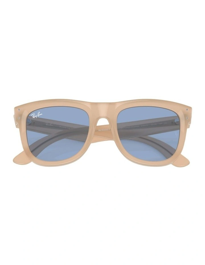 Wayfarer Reverse Acetate Sunglasses in Beige image 2