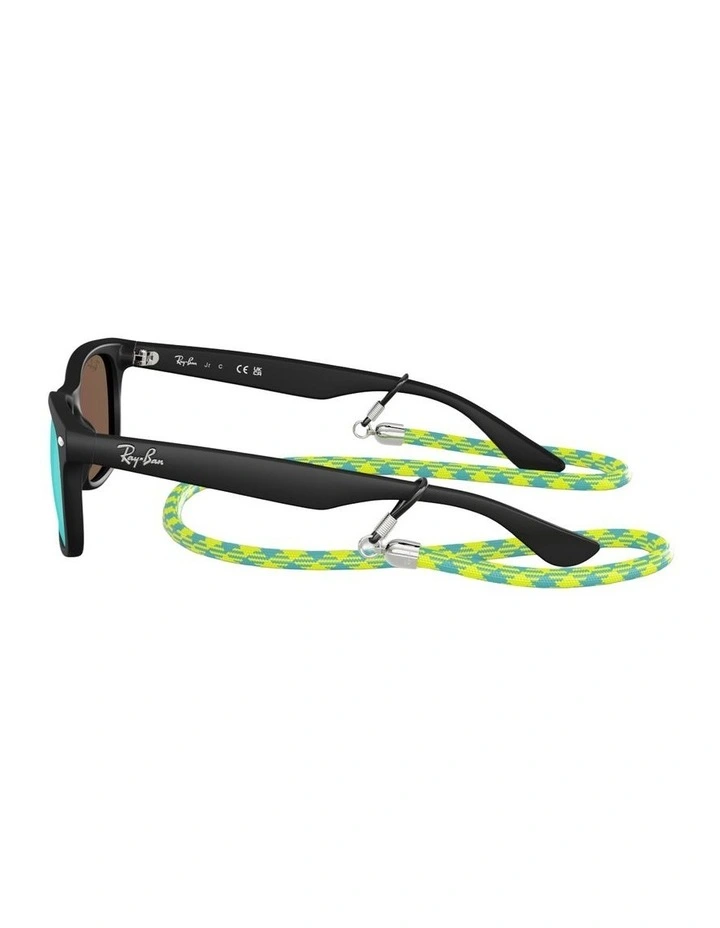 New Wayfarer Summer Capsule Nylon Sunglasses in Black image 2