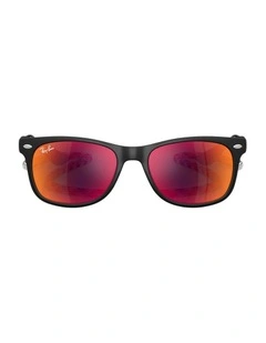 New Wayfarer Summer Capsule Nylon Sunglasses in Black