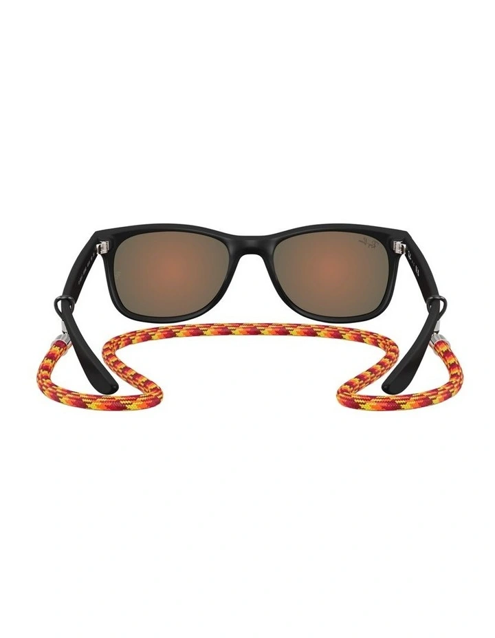 New Wayfarer Summer Capsule Nylon Sunglasses in Black image 2