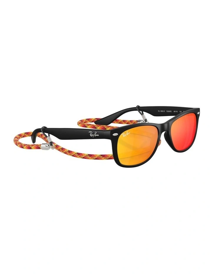 New Wayfarer Summer Capsule Nylon Sunglasses in Black image 4