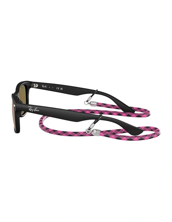 New Wayfarer Summer Capsule Nylon Sunglasses in Black image 2