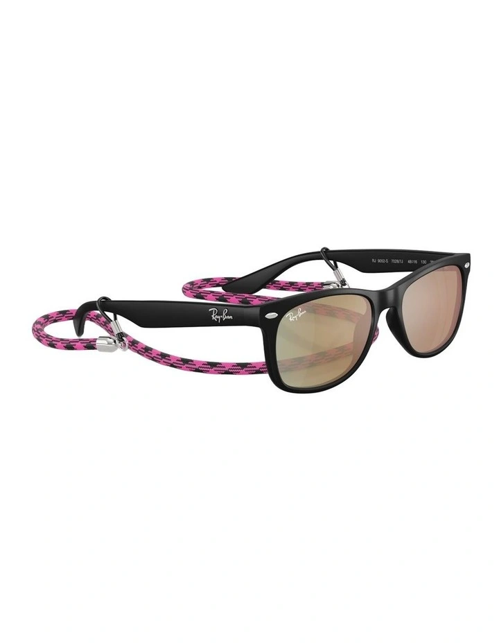 New Wayfarer Summer Capsule Nylon Sunglasses in Black image 4