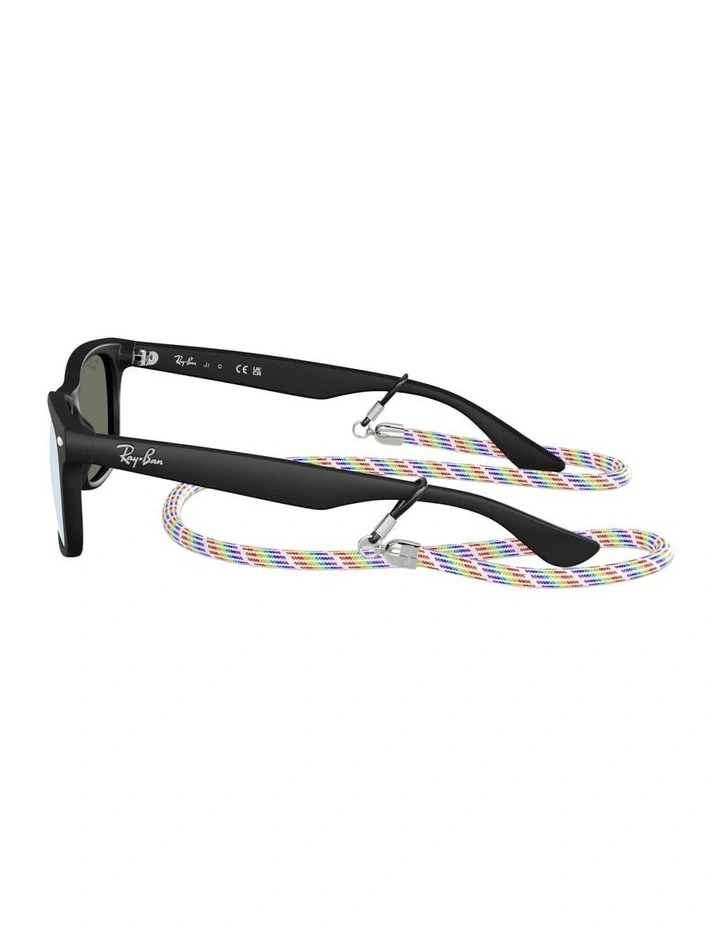 New Wayfarer Summer Capsule Nylon Sunglasses in Black image 2