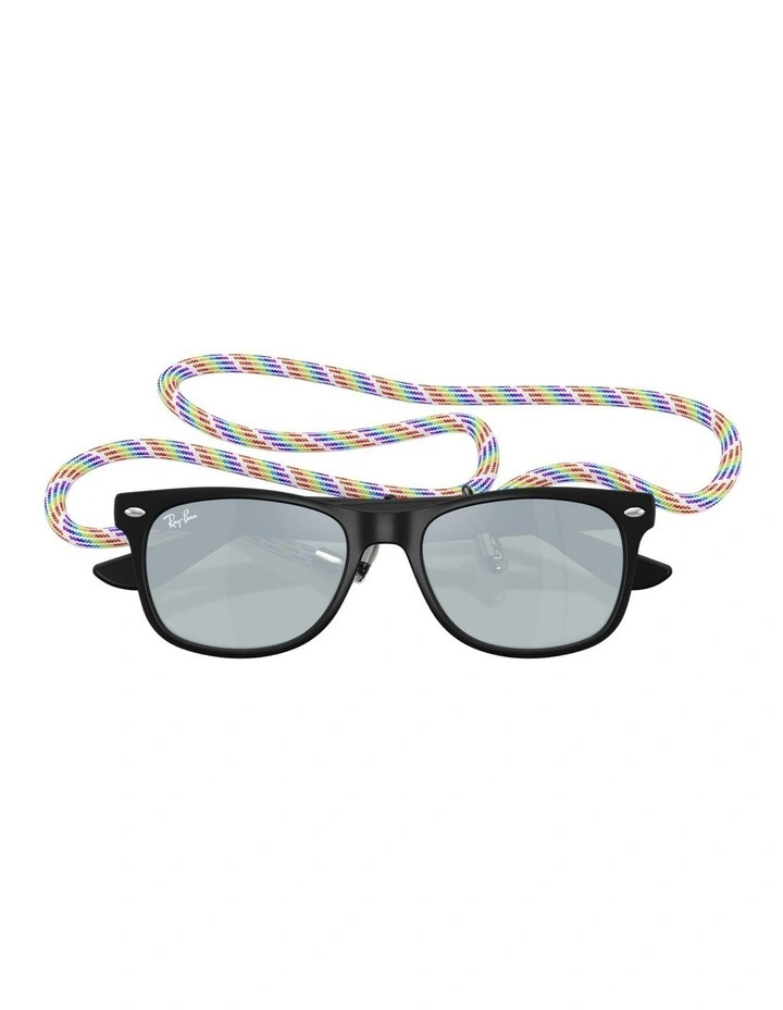 New Wayfarer Summer Capsule Nylon Sunglasses in Black image 3