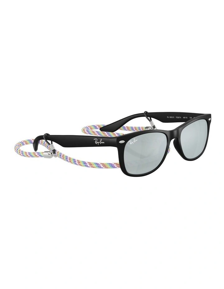 New Wayfarer Summer Capsule Nylon Sunglasses in Black image 4
