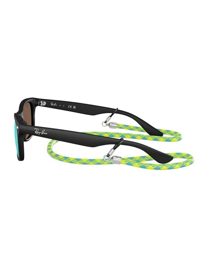 New Wayfarer Summer Capsule Injected Sunglasses in Black image 2