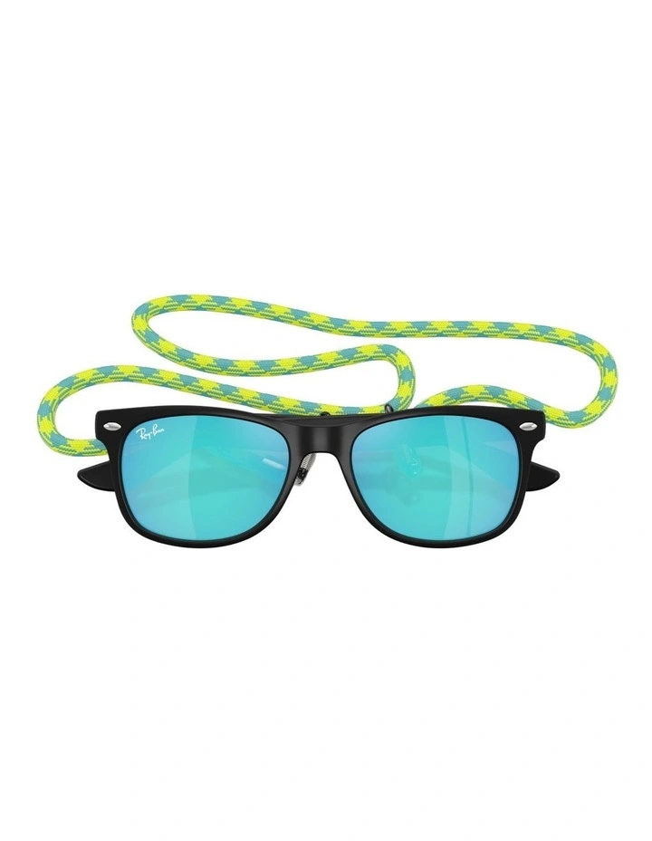 New Wayfarer Summer Capsule Injected Sunglasses in Black image 3