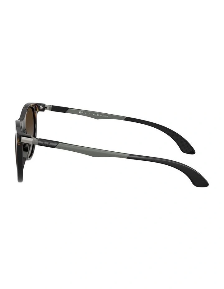 Nylon Polarised RB9082S Sunglasses in Tortoise image 3