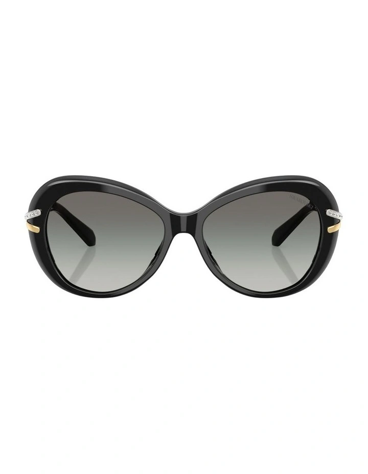 Acetate Sunglasses in Black image 1
